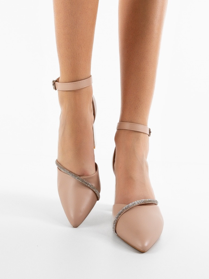 Pantofi dama Dem Bej 3