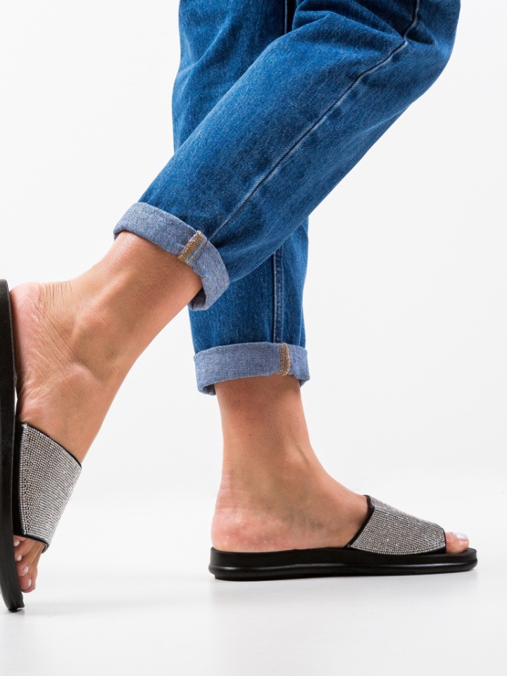 Papuci Alogas Argintii 2