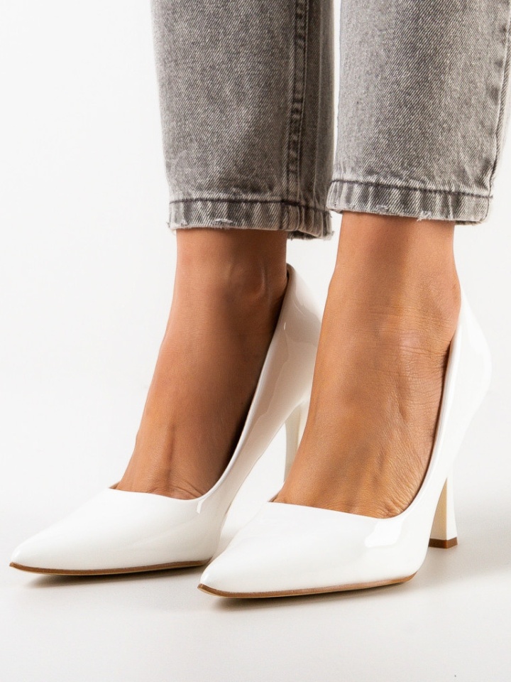 Pantofi cu toc Lindo Bej