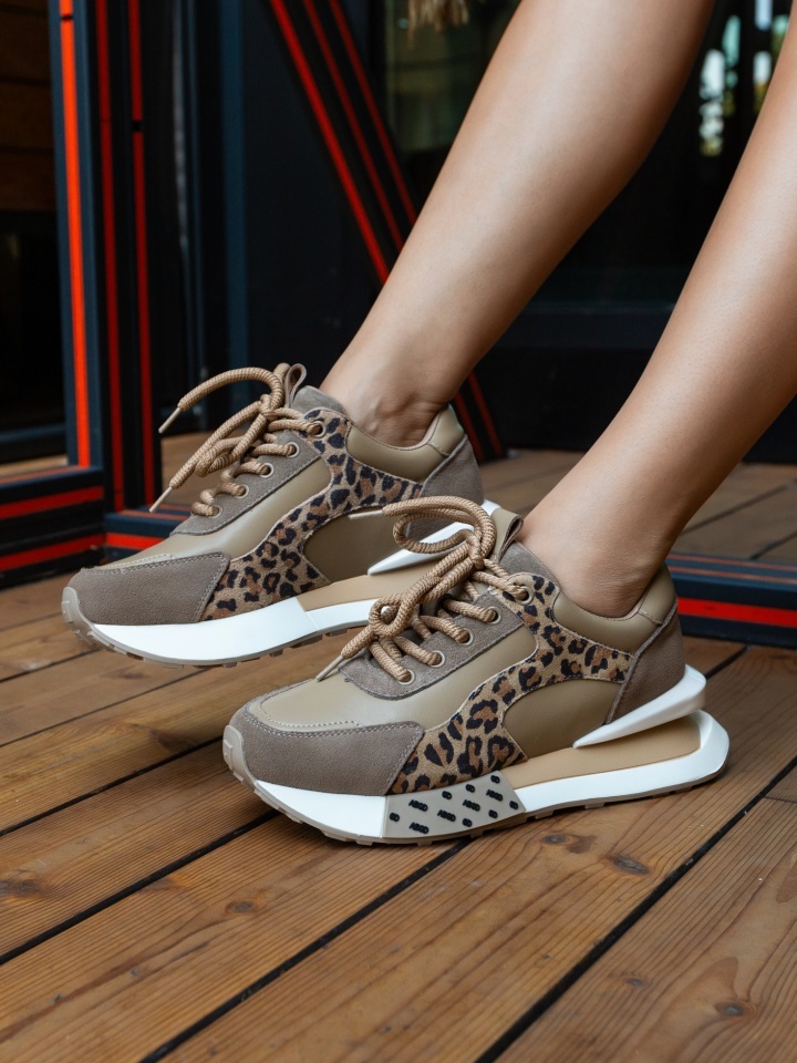 Sneakers dama Klery Khaki