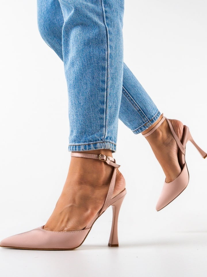 Pantofi cu toc Lizor Fuchsia