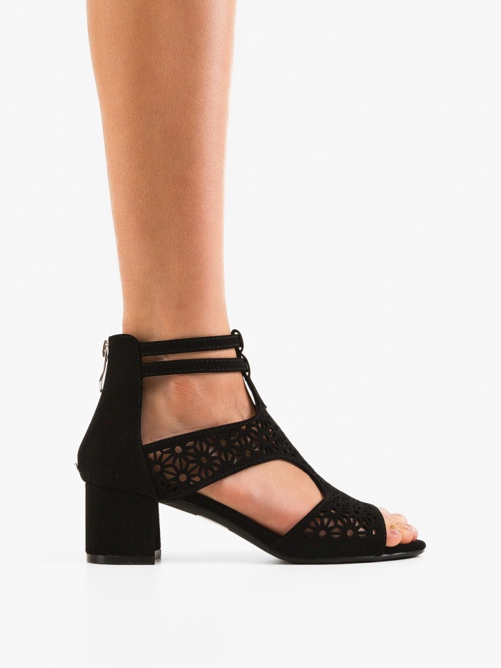 Sandale cu toc Drydyna Bej