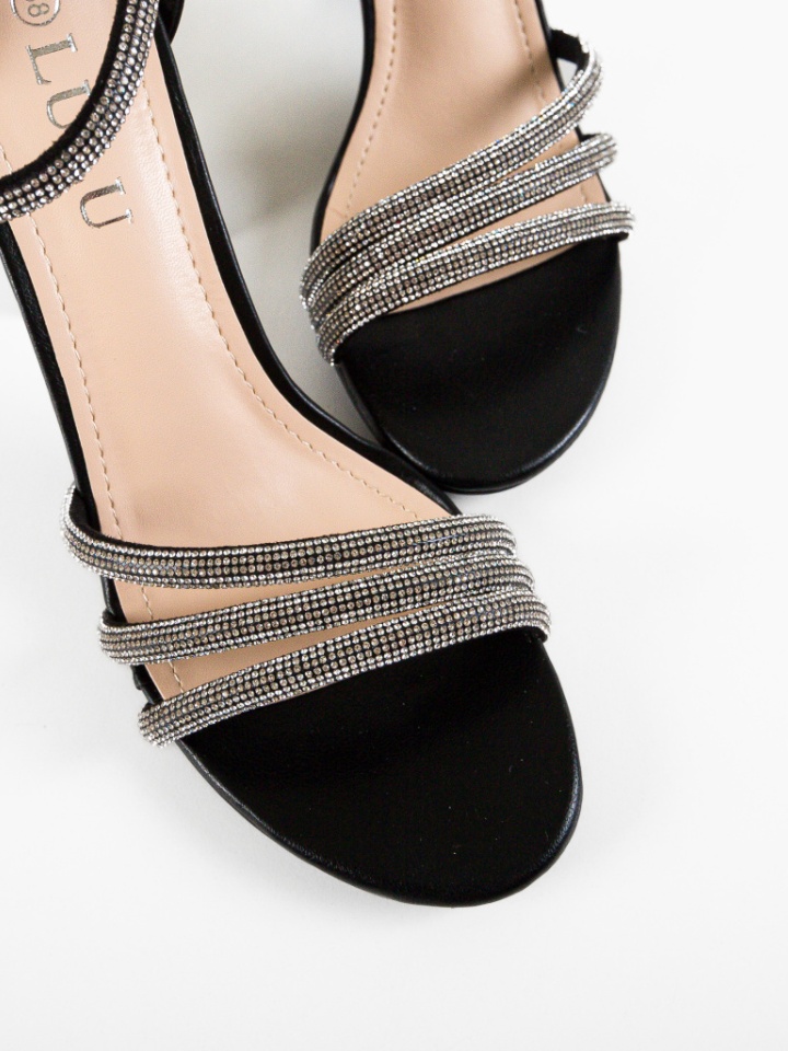 Sandale cu toc Awotwi Negre