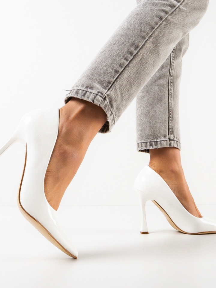 Pantofi cu toc Lindo Bej