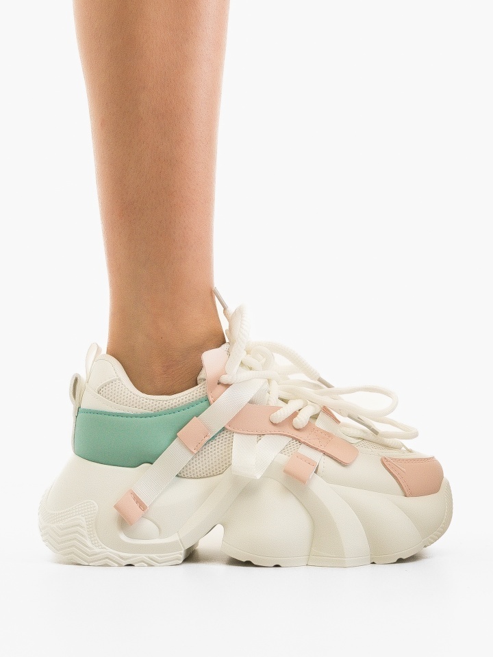 Sneakers dama Thild Bej