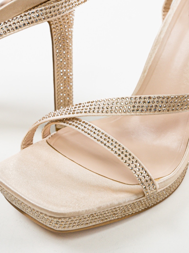 Sandale cu toc Jian Bej 2