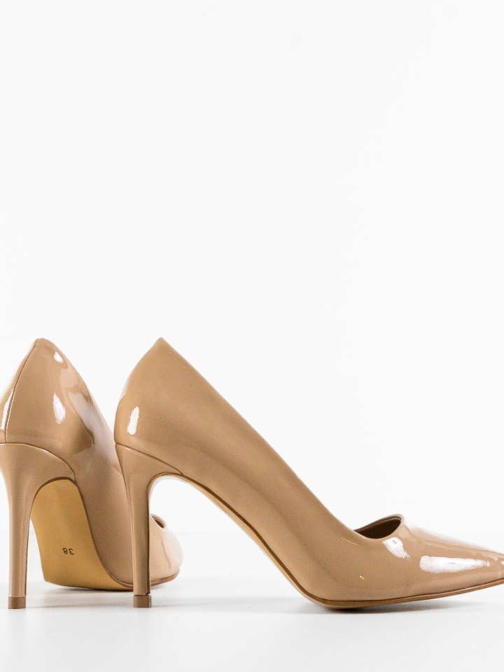 Pantofi cu toc Weps Bej 4