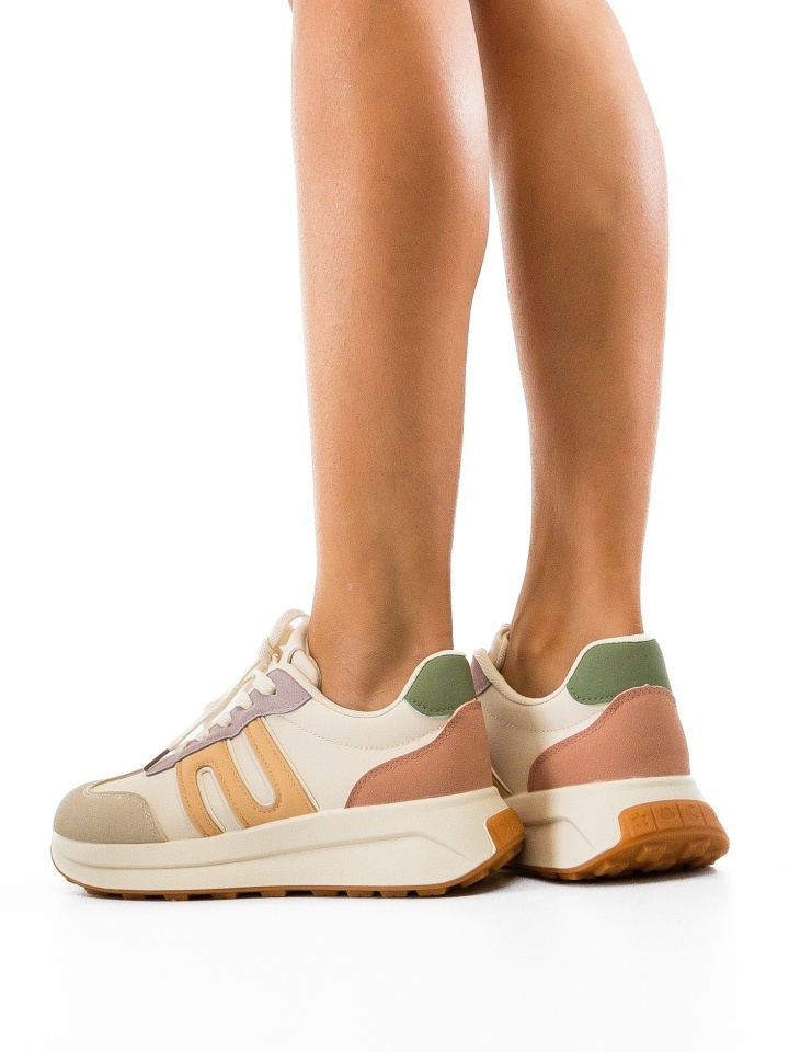 Sneakers dama Bahman Khaki