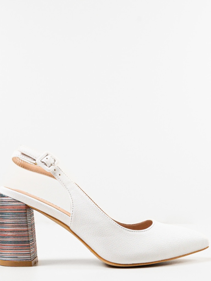 Pantofi cu toc Soka Albastrii