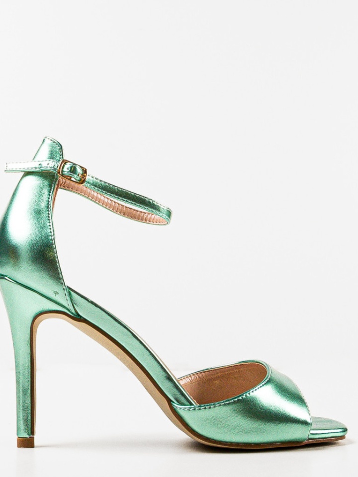 Sandale cu toc Moroilo Negre