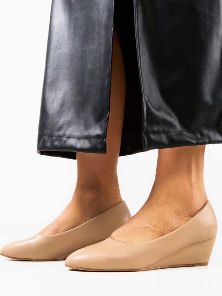 Platforme dama Melborne Camel