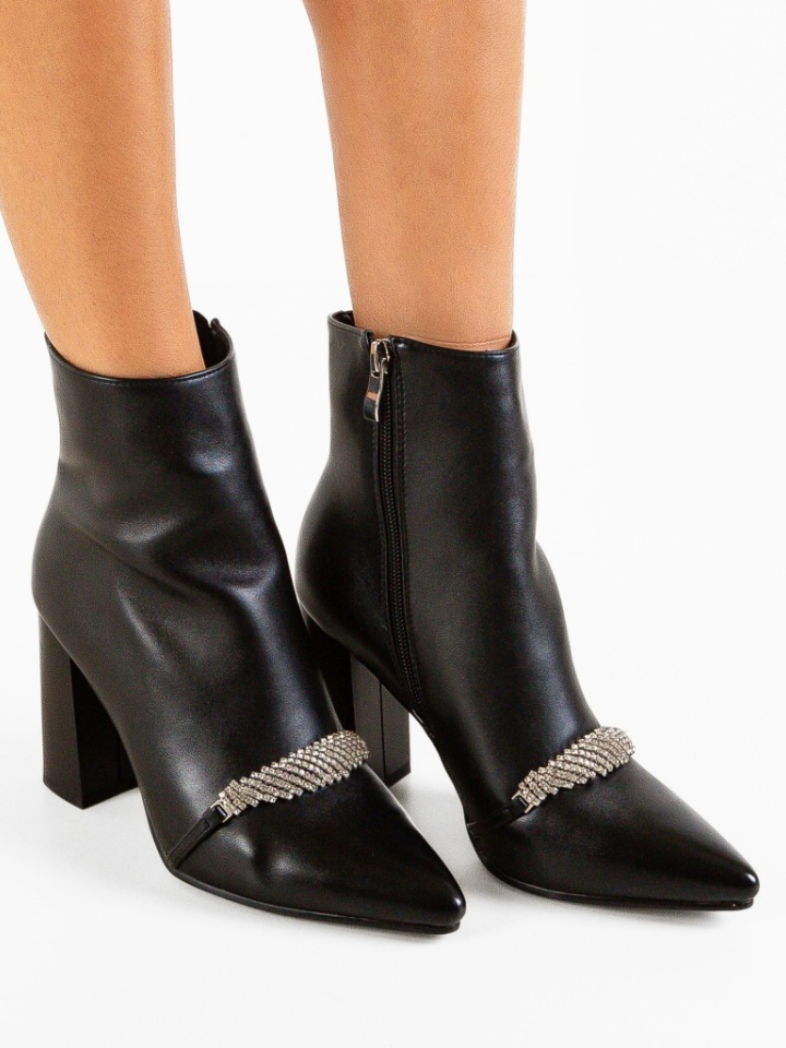Botine dama Schoorel Negre