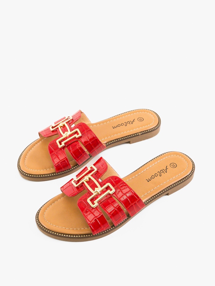 Papuci dama Liliana Rosii