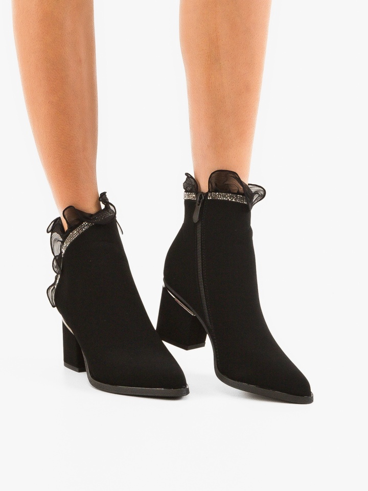 Botine dama Levine Negre
