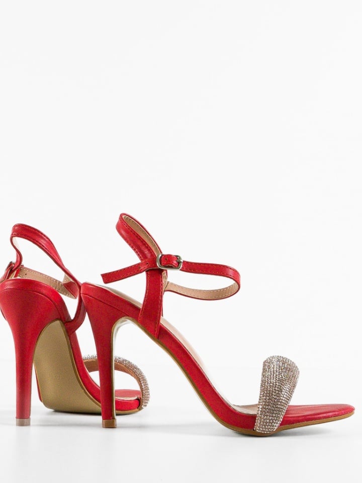 Sandale cu toc Cybill Nude