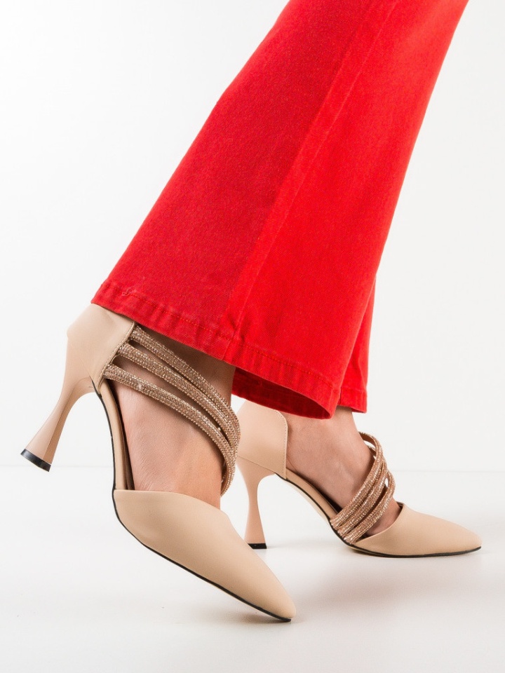 Pantofi dama Aquila Bej