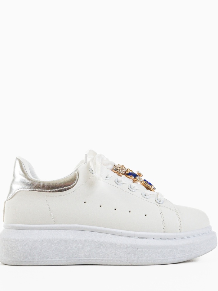 Sneakers dama Devin Argintii