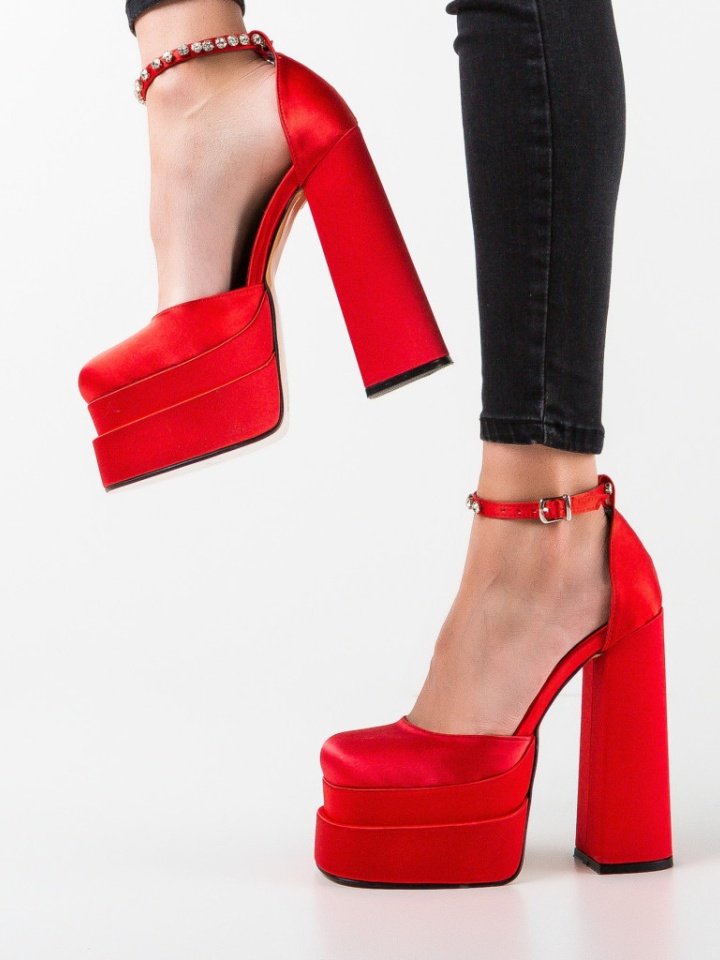 Pantofi dama Vers Rosii 2