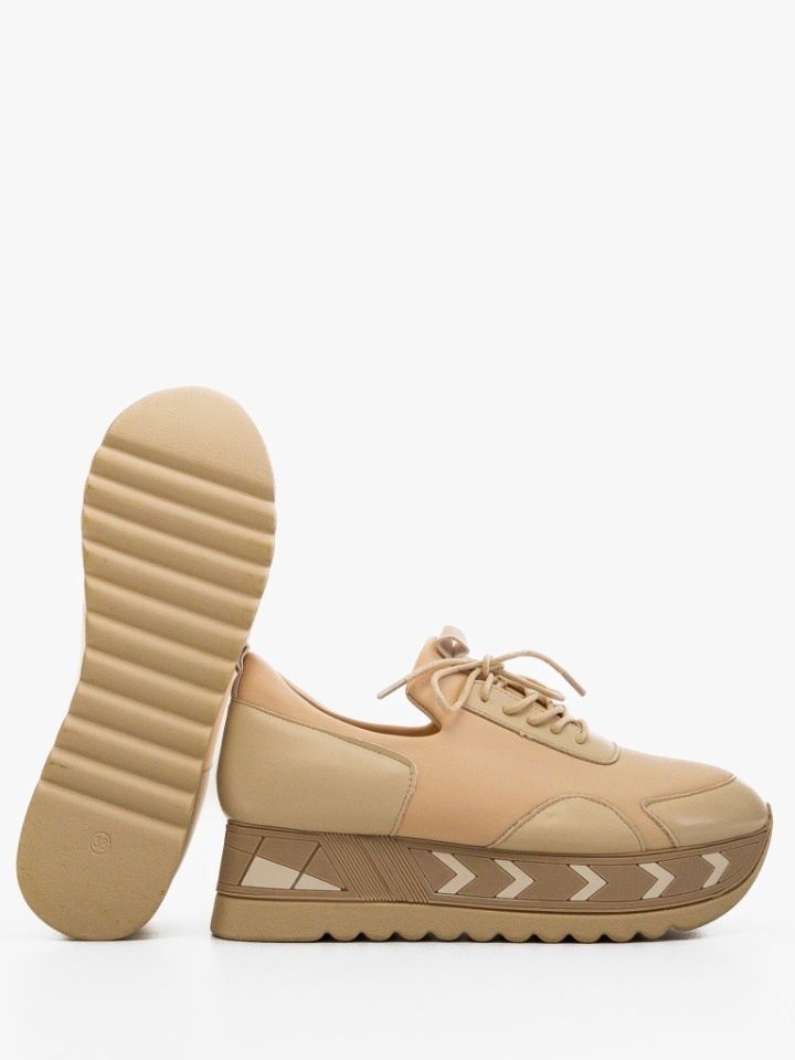 Sneakers dama Gazy Bej