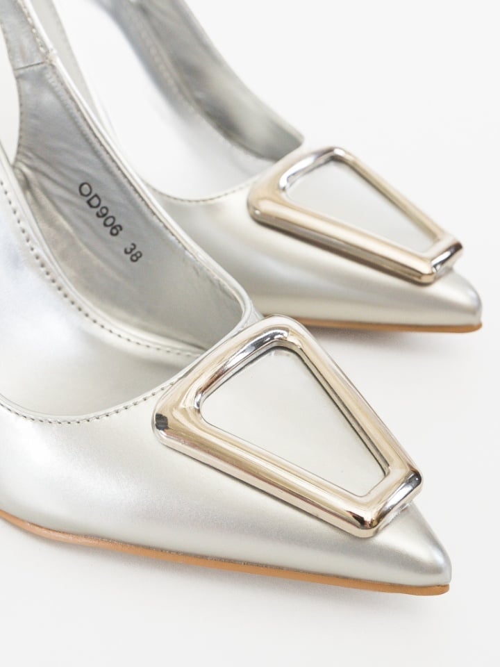 Pantofi dama Malas Argintii