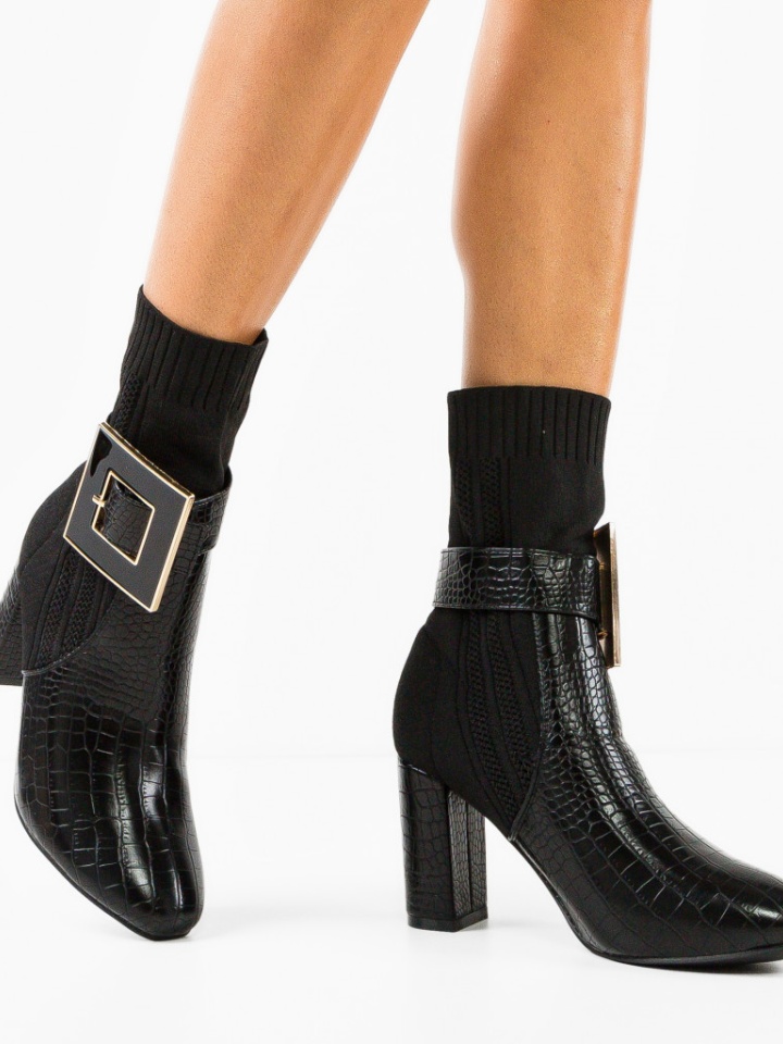 Botine dama Lyla Negre