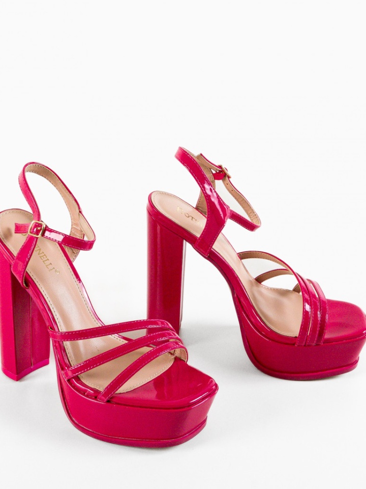 Sandale cu toc Moran Bej