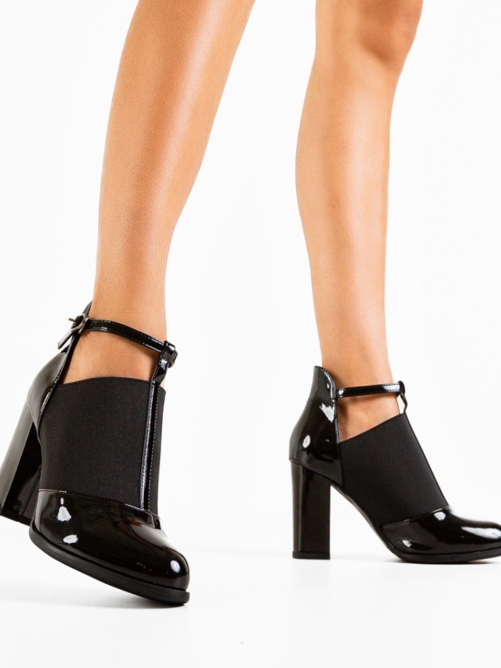 Botine dama Celeste Negre 2