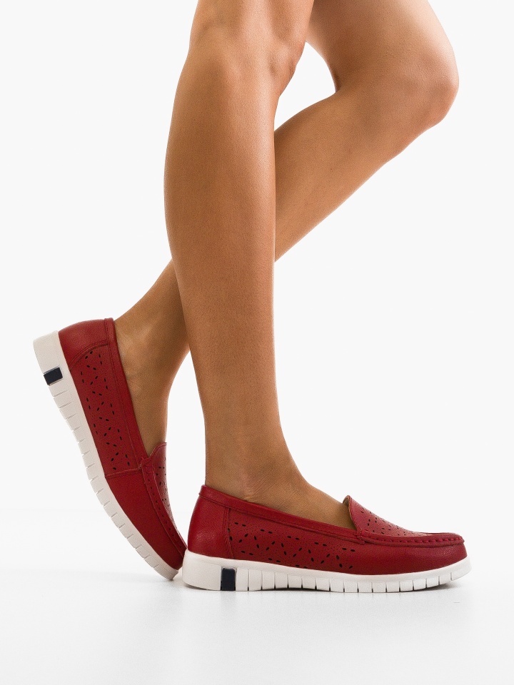 Espadrile dama Skrell Rosii