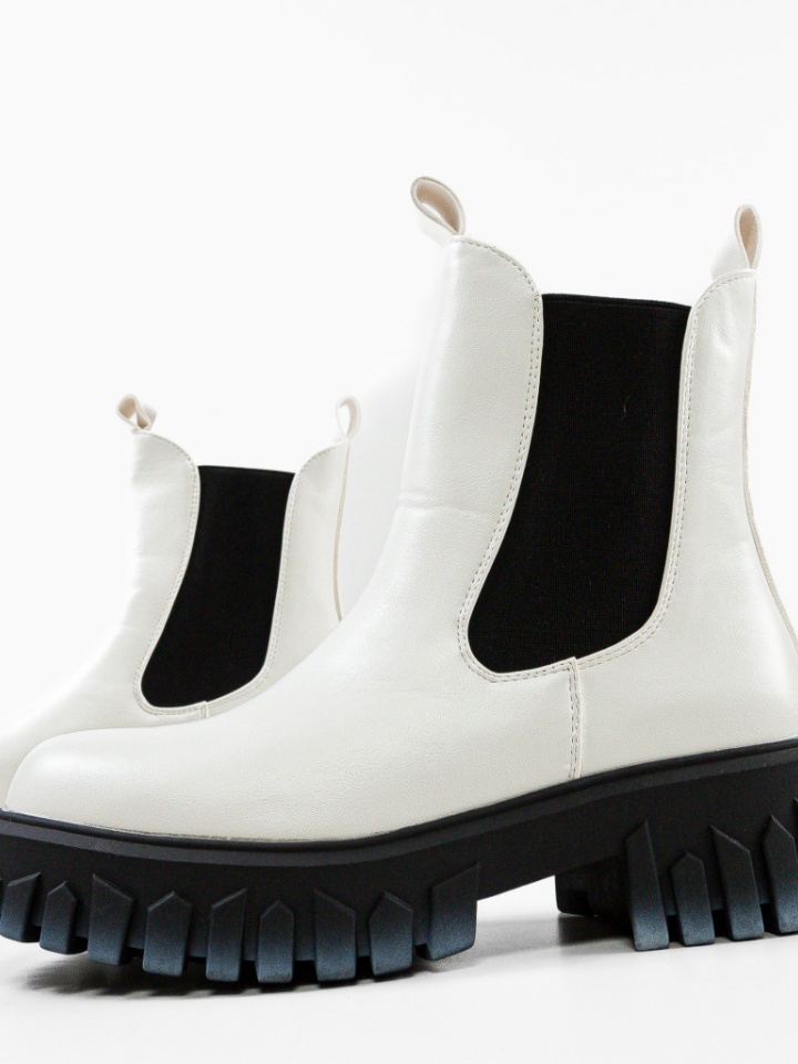 Ghete dama Poppy Albe