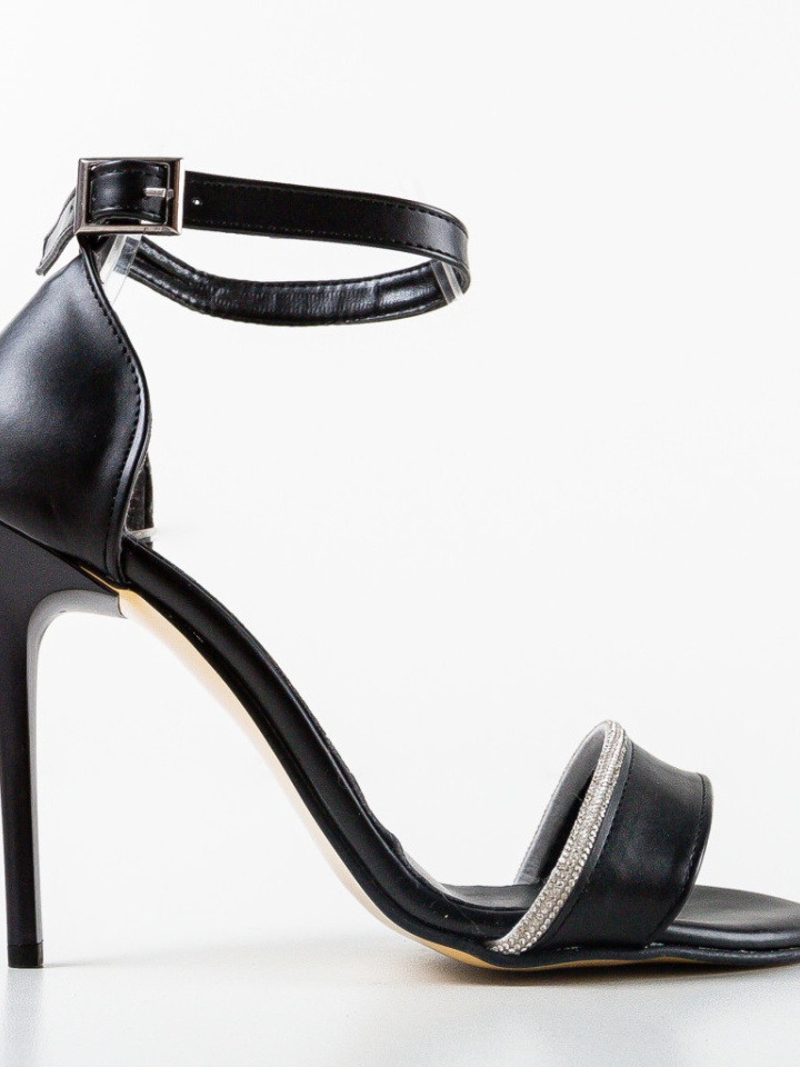 Sandale cu toc Cassius Albe 2