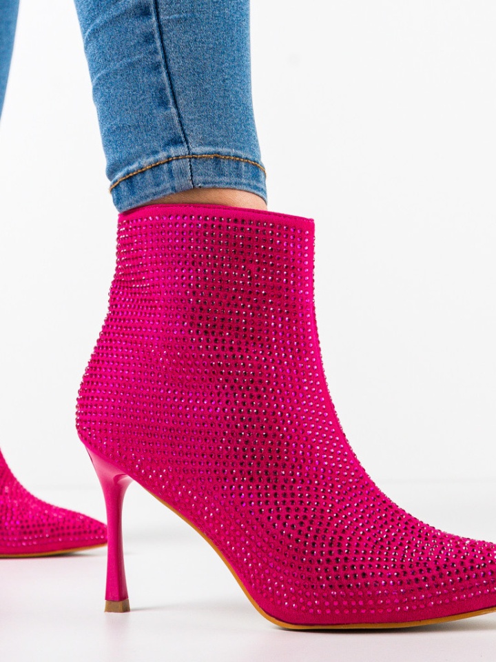 Botine dama Zayne Fuchsia