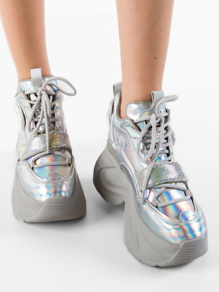 Sneakers dama Bogota Argintii