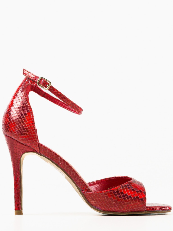 Sandale cu toc Lekaz Negri