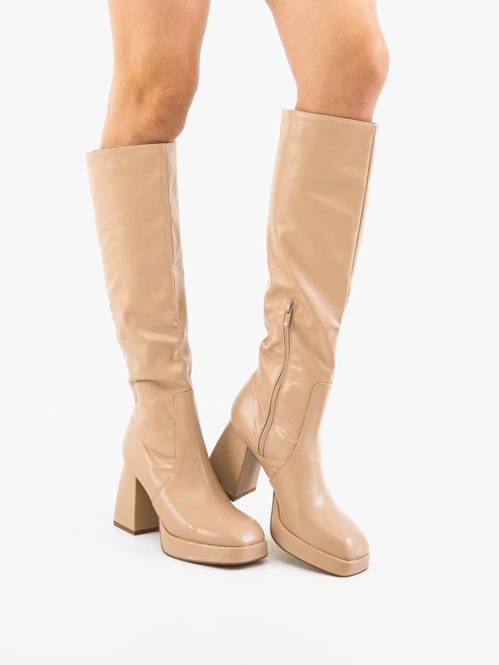 Cizme dama Tanish Bej