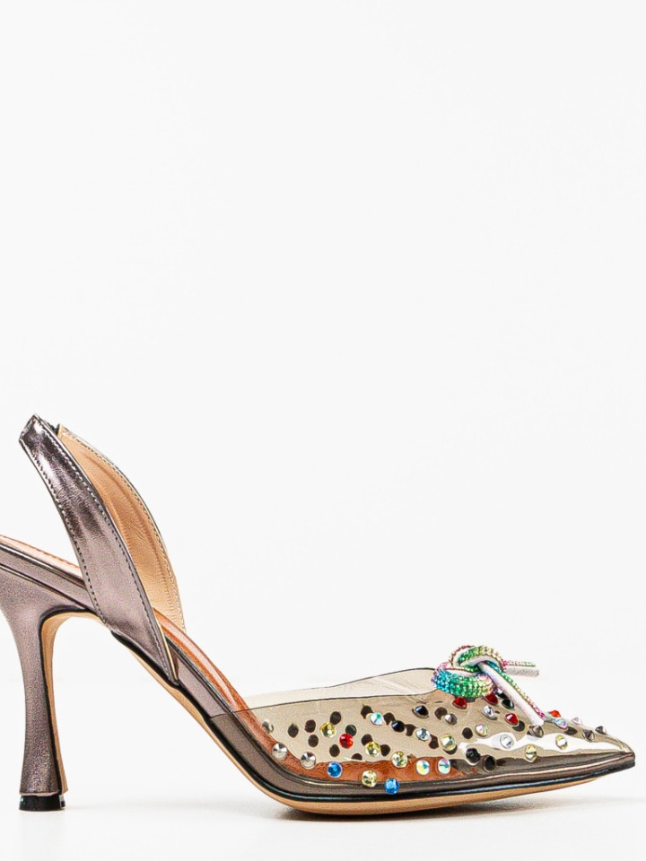 Pantofi dama Karambol Argintii