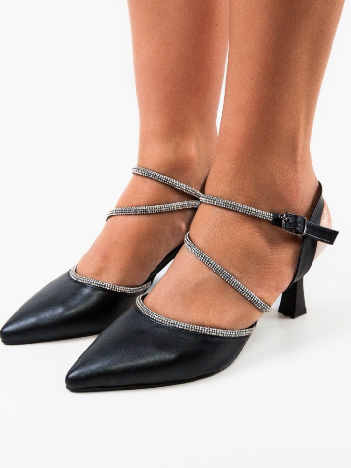 Pantofi cu toc Okeyt Negri