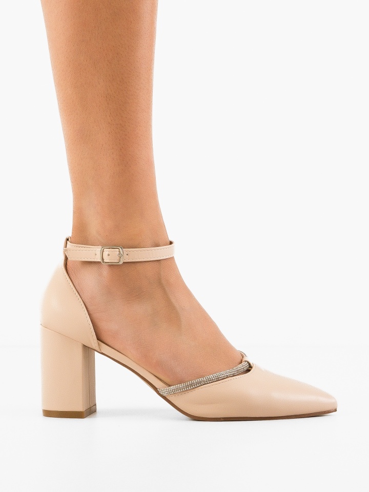 Pantofi dama Lynes Bej 2