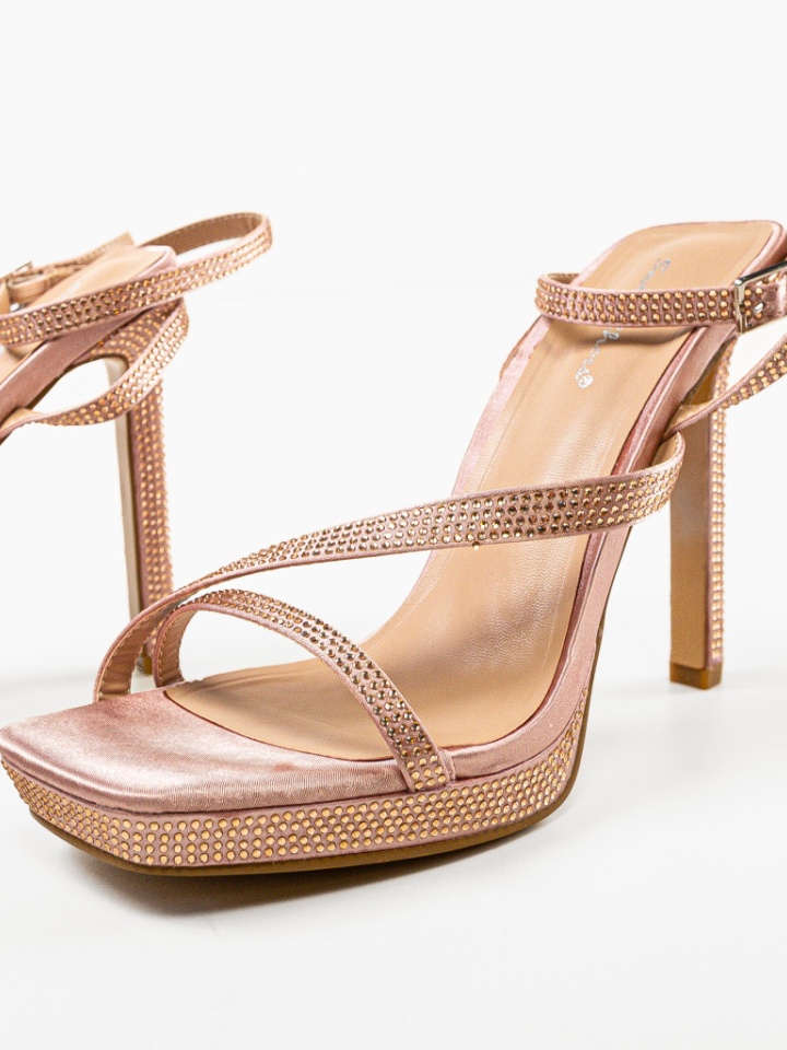 Sandale cu toc Jian Bej 2