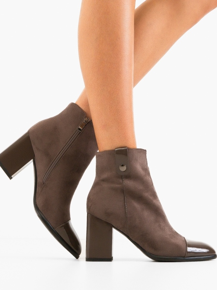 Botine dama Duncan Gri