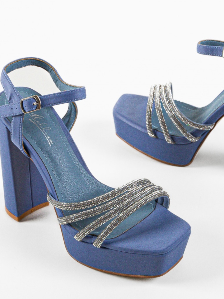 Sandale cu toc Troy Bej