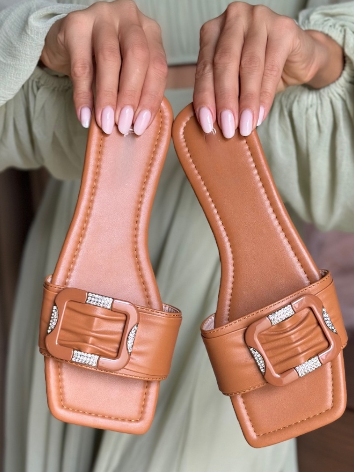 Papuci dama Mikkel Camel