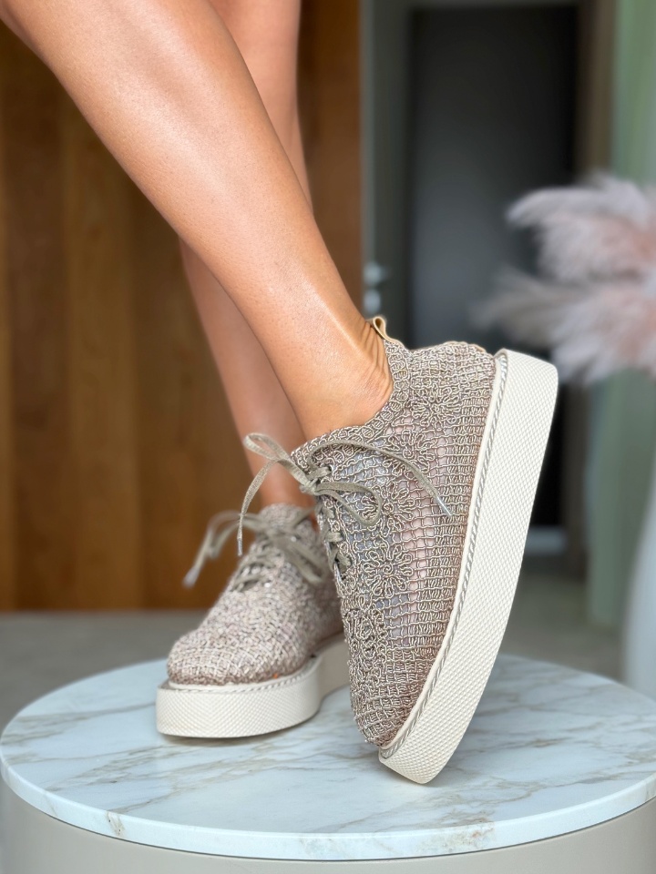 Pantofi Casual Ystory Khaki 3