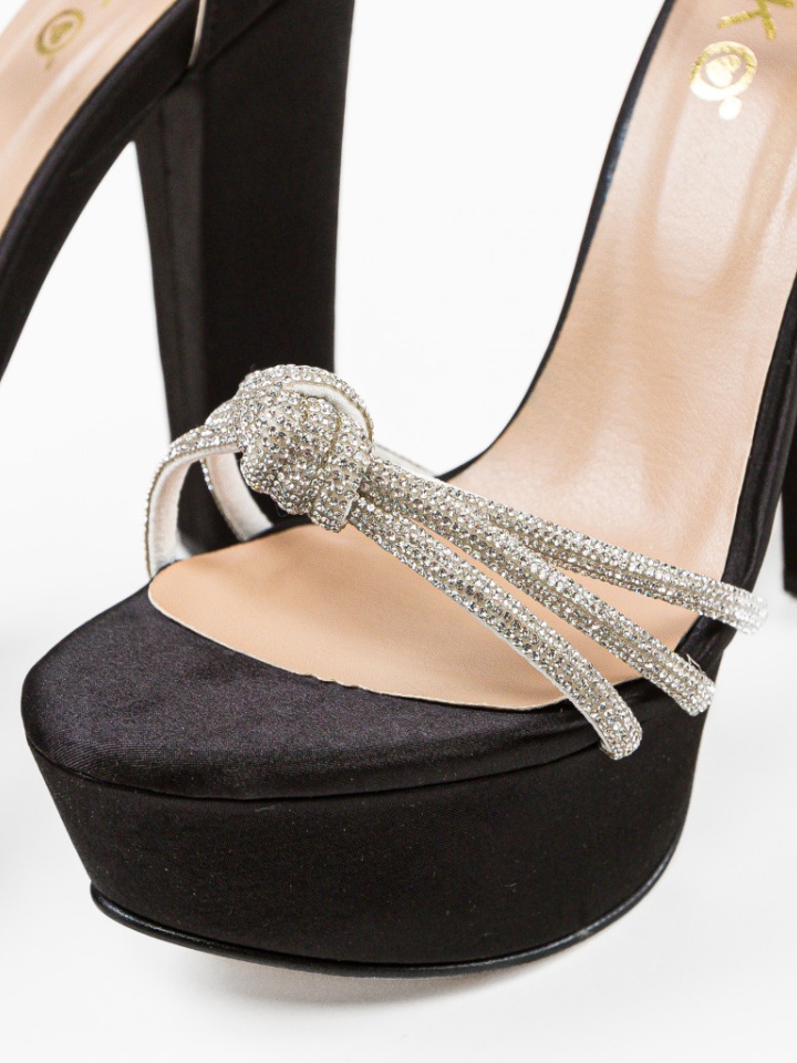 Sandale cu toc Geamelya Negri 2
