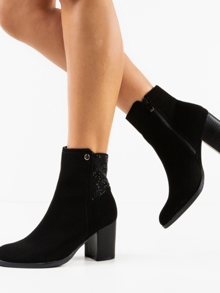 Botine dama Cryssos Negre