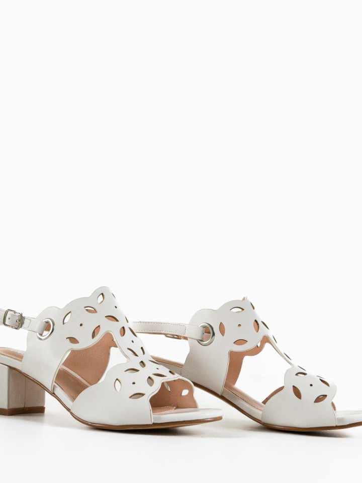 Sandale cu toc Tanith Negre