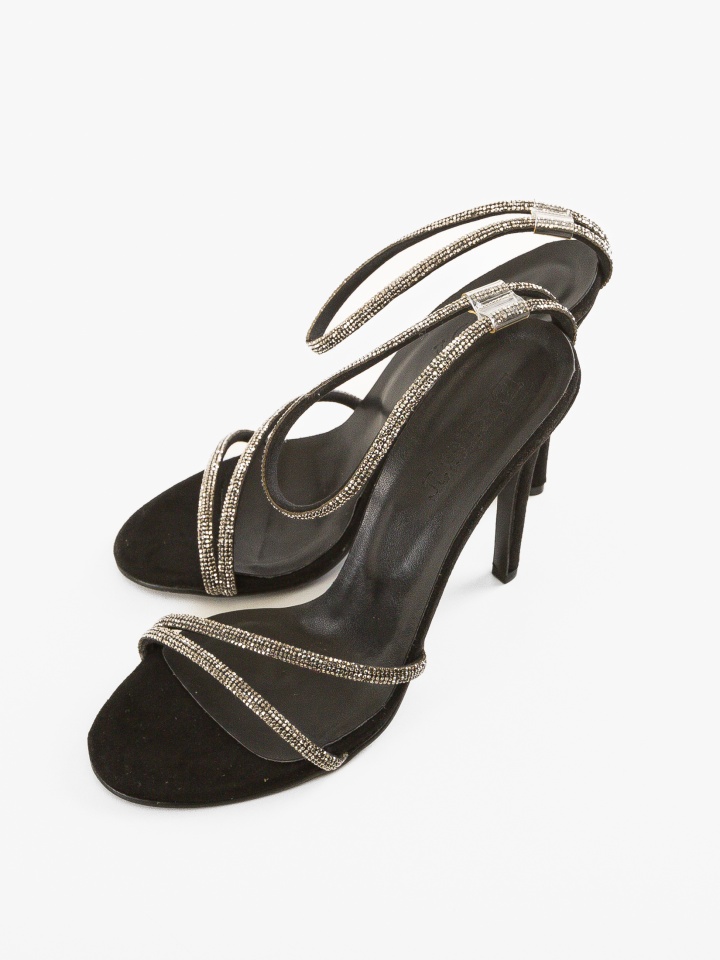 Sandale cu toc Kajus Negre