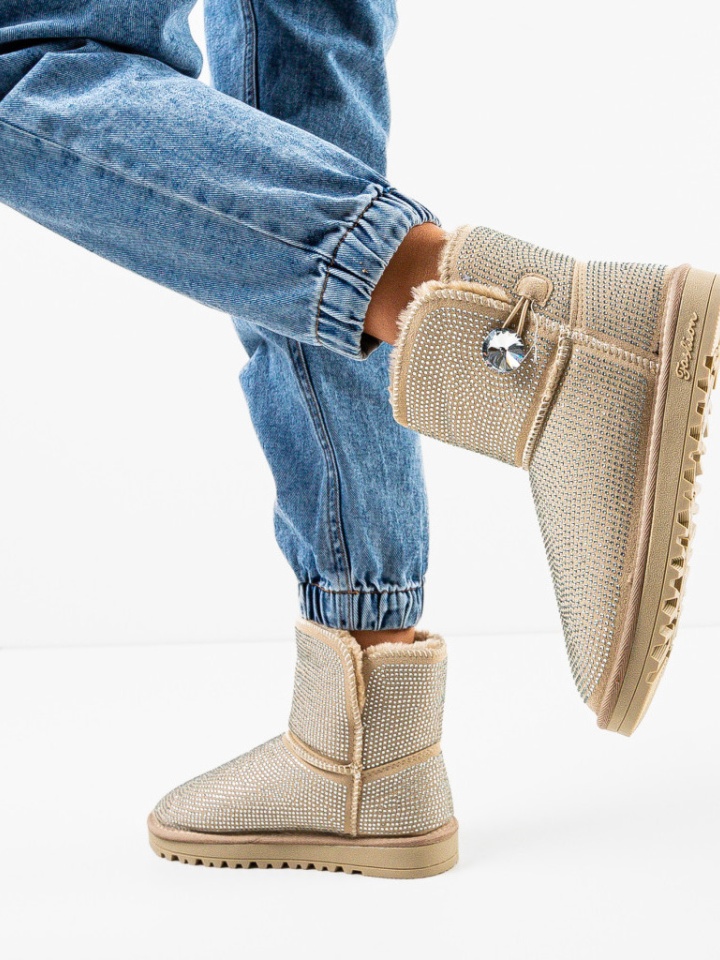 Cizme tip Ug Dymant Bej