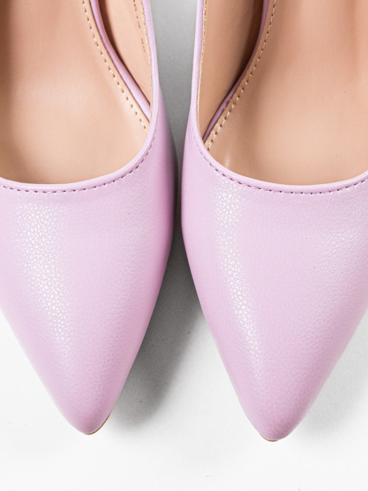 Pantofi cu toc Soka Albastrii