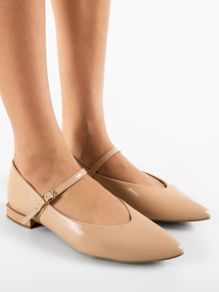 Pantofi dama Navammis Nude 2