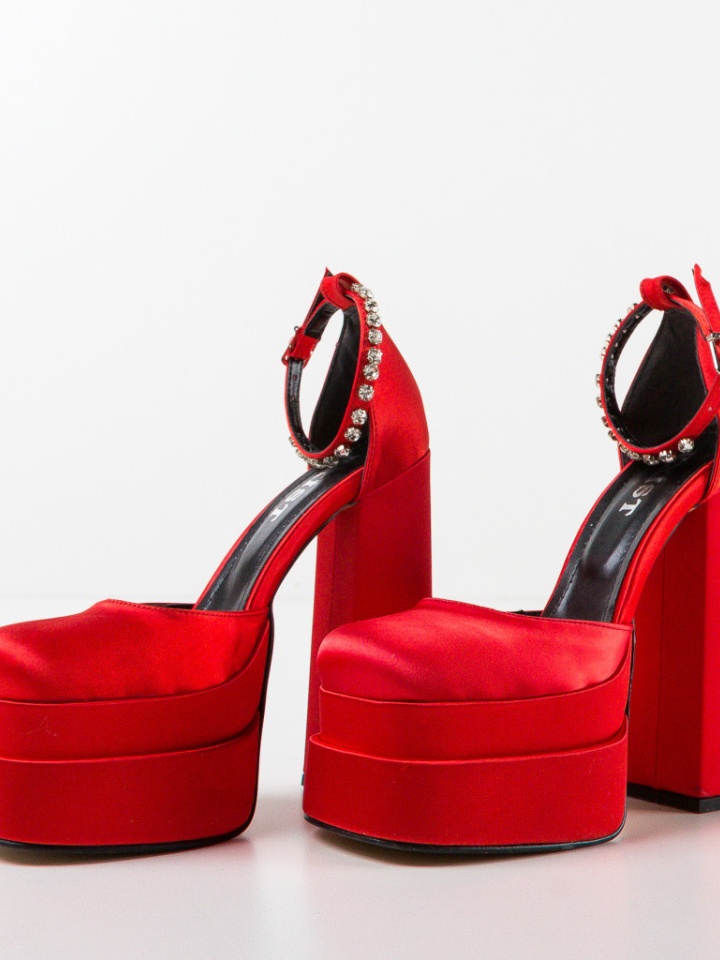 Pantofi dama Vers Rosii 2